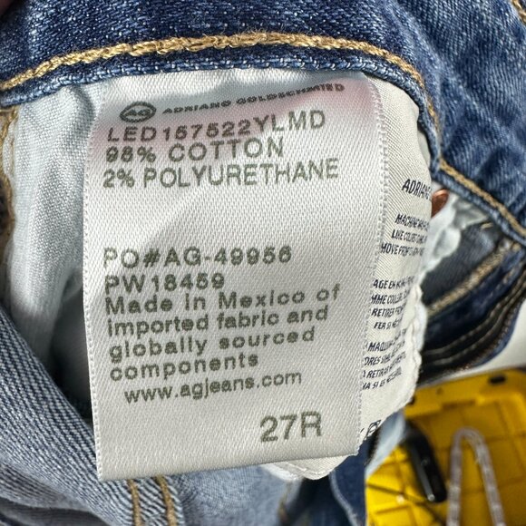 AG THE EX-BOYFRIEND SLIM FIT WOMEN'S JEANS SIZE 31, DISTRESSED LOOK JEANS - Picture 7 of 13